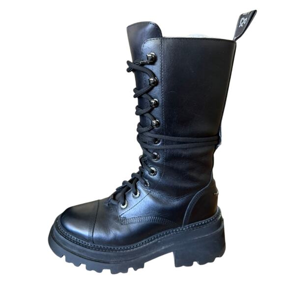 Zadig & Voltaire Ride Boots — Black Leather | FR 36 (US 6) | NWT (Flawed) - Picture 9 of 13